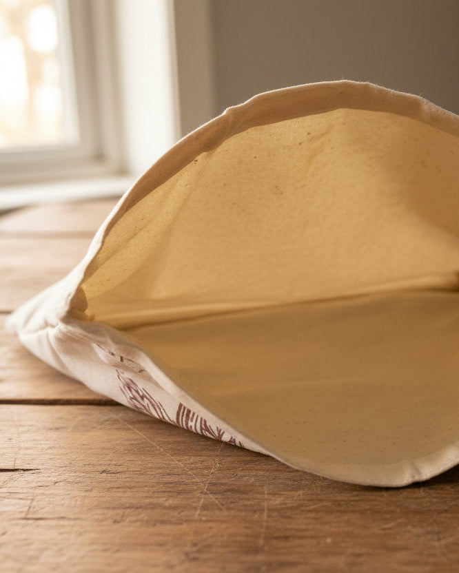 Brotbeutel mit Bienenwachs